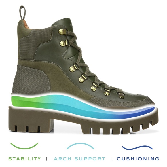 Vionic Jaxen Women's Arch Supportive Combat Boots - Picture 8 of 13